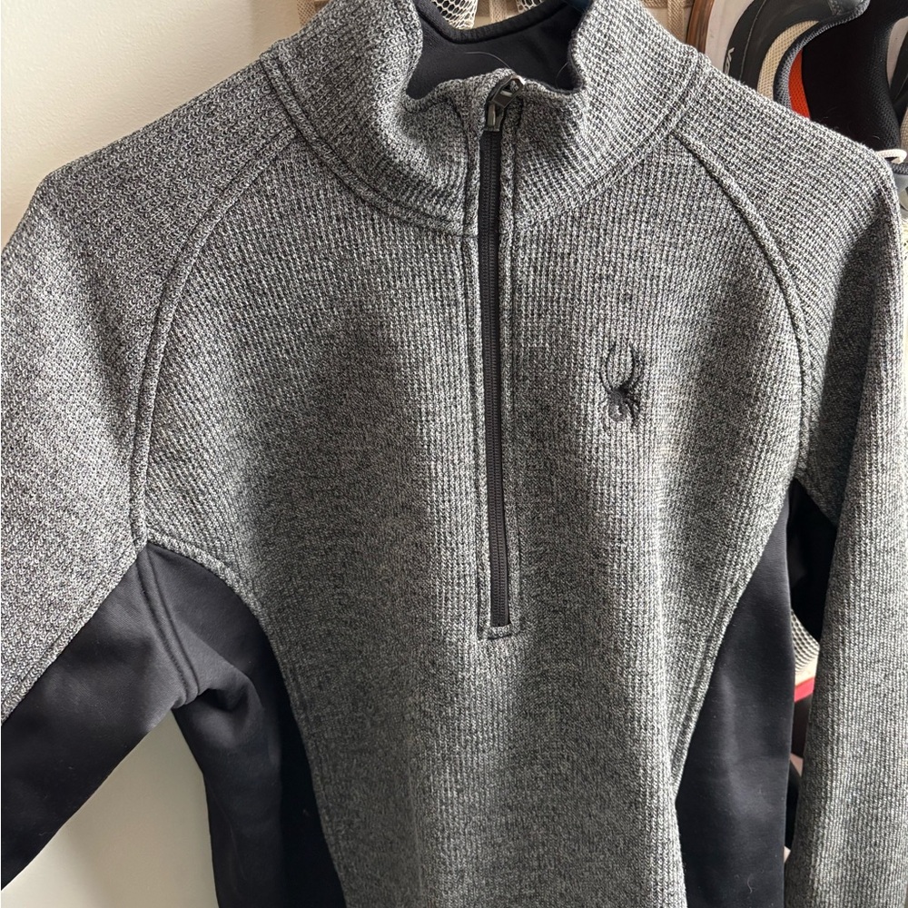 Spyder zip sweater.